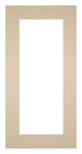 Passe Partout 45x80cm Karton Beige Rand 6cm Recht Voorzijde | Yourdecoration.be