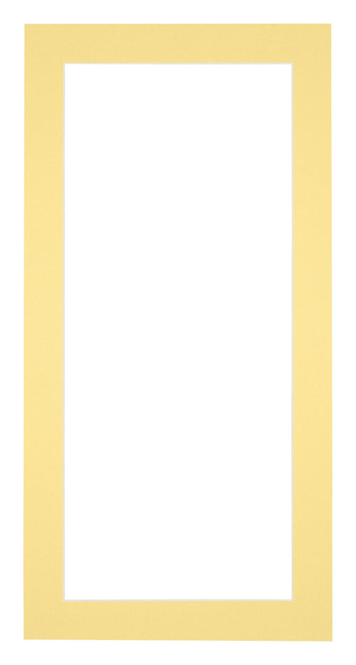 Passe Partout 45x80cm Karton Geel Rand 4cm Recht Voorzijde | Yourdecoration.be
