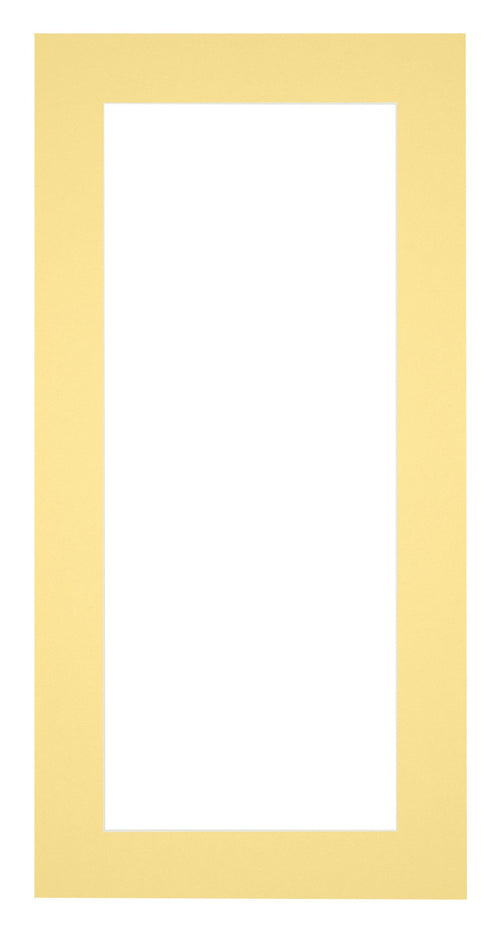 Passe Partout 20x40cm Karton Geel Rand 5cm Recht   Voorzijde | Yourdecoration.be