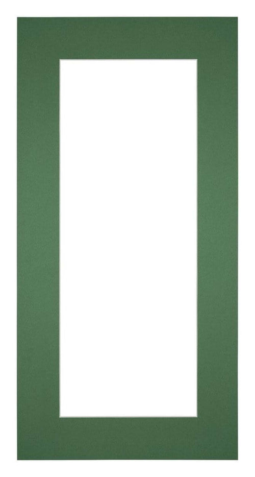 Passe Partout 40x70cm Karton Groen Bos Rand 6cm Recht Voorzijde | Yourdecoration.be