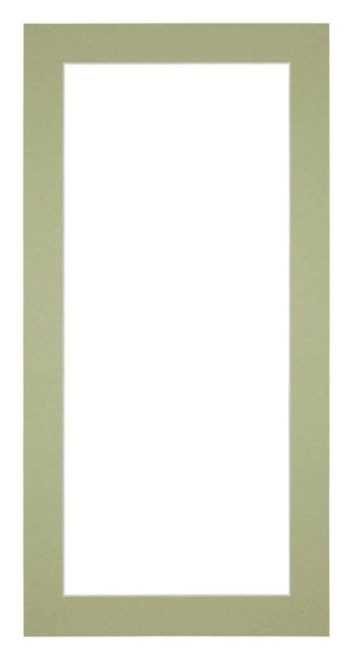 Passe Partout 45x80cm Karton Mintgroen Rand 4cm Recht Voorzijde | Yourdecoration.be