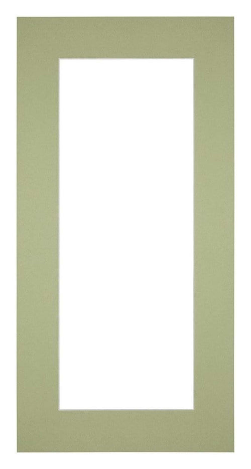 Passe Partout 45x80cm Karton Mintgroen Rand 6cm Recht Voorzijde | Yourdecoration.be