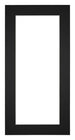 Passe Partout 20x40cm Karton Zwart Rand 5cm Recht Voorzijde | Yourdecoration.be