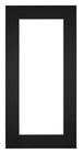 Passe Partout 45x80cm Karton Zwart Rand 6cm Recht Voorzijde | Yourdecoration.be