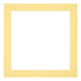 Passe Partout 20x20cm Karton Geel Rand 4cm Recht Voorzijde | Yourdecoration.be