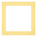 Passe Partout 30x30cm Karton Geel Rand 5cm Recht Voorzijde | Yourdecoration.be