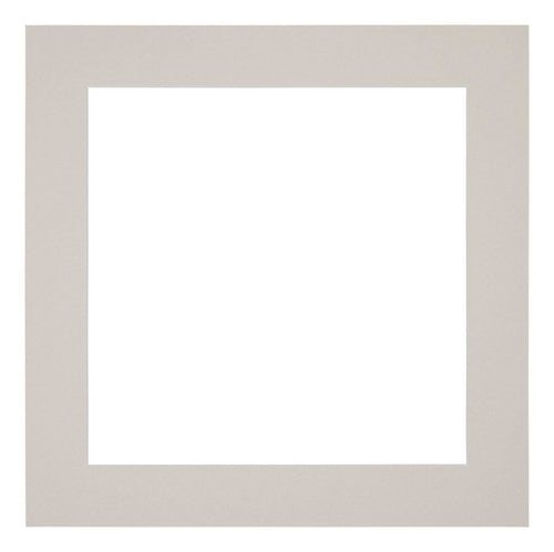 Passe Partout 30x30cm Karton Grijs Graniet Rand 5cm Recht Voorzijde | Yourdecoration.be