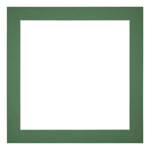 Passe Partout 20x20cm Karton Groen Bos Rand 4cm Recht Voorzijde | Yourdecoration.be