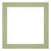 Passe Partout 20x20cm Karton Mintgroen Rand 4cm Recht Voorzijde | Yourdecoration.be