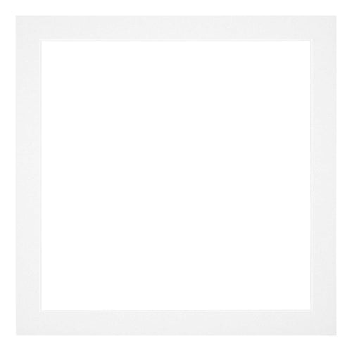 Passe Partout 25x25cm Karton Wit Rand 3cm Recht Voorzijde | Yourdecoration.be