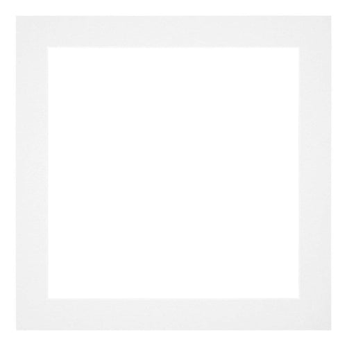 Passe Partout 20x20cm Karton Wit Rand 4cm Recht Voorzijde | Yourdecoration.be