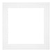 Passe Partout 60x60cm Karton Wit Rand 5cm Recht Voorzijde | Yourdecoration.be