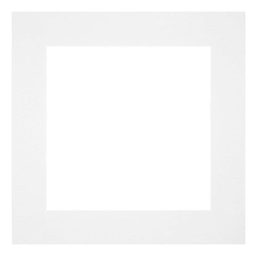 Passe Partout 25x25cm Karton Wit Rand 6cm Recht Voorzijde | Yourdecoration.be
