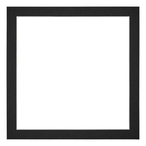 Passe Partout 30x30cm Karton Zwart Rand 3cm Recht Voorzijde | Yourdecoration.be