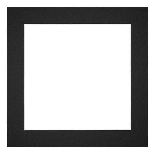 Passe Partout 60x60cm Karton Zwart Rand 5cm Recht Voorzijde | Yourdecoration.be