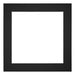Passe Partout 25x25cm Karton Zwart Rand 5cm Recht Voorzijde | Yourdecoration.be