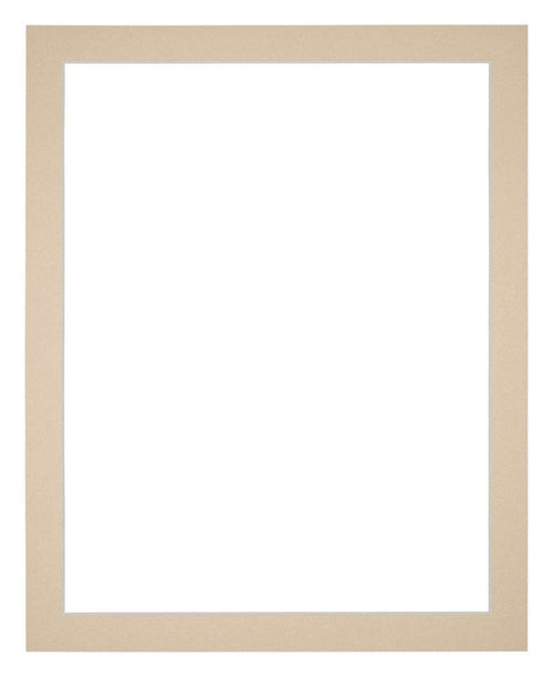 Passe Partout 25x30cm Karton Beige Rand 3cm Recht Voorzijde | Yourdecoration.be