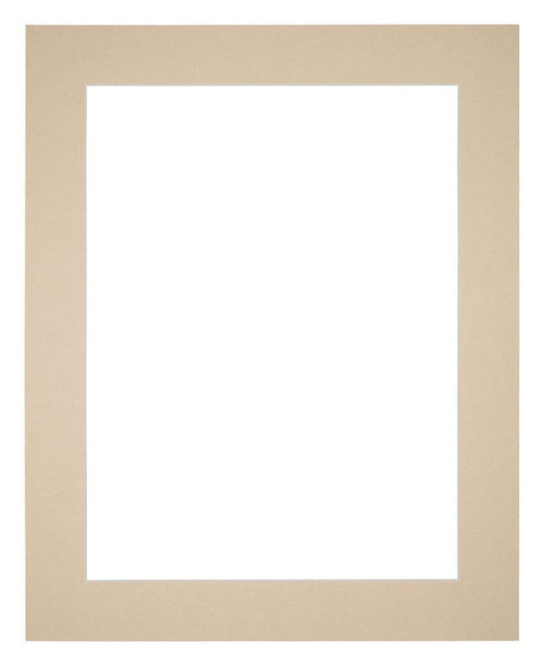 Passe Partout 40x50cm Karton Beige Rand 5cm Recht Voorzijde | Yourdecoration.be