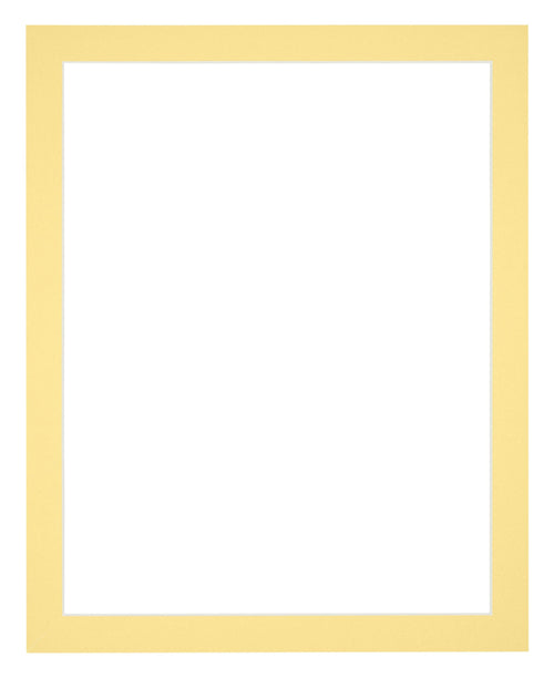 Passe Partout 24x30cm Karton Geel Rand 3cm Recht Voorzijde | Yourdecoration.be