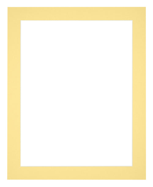 Passe Partout 24x30cm Karton Geel Rand 4cm Recht Voorzijde | Yourdecoration.be