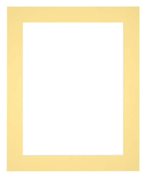 Passe Partout 40x50cm Karton Geel Rand 5cm Recht Voorzijde | Yourdecoration.be