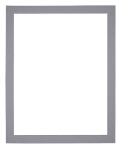 Passe Partout 24x30cm Karton Grijs Rand 3cm Recht Voorzijde | Yourdecoration.be