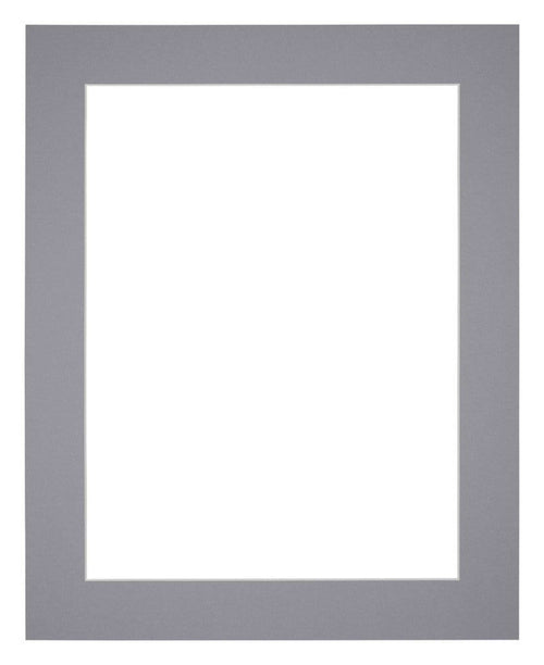 Passe Partout 25x30cm Karton Grijs Rand 5cm Recht Voorzijde | Yourdecoration.be