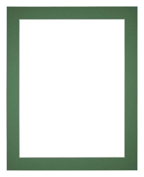 Passe Partout 24x30cm Karton Groen Bos Rand 4cm Recht Voorzijde | Yourdecoration.be