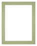 Passe Partout 20x25cm Karton Mintgroen Rand 4cm Recht Voorzijde | Yourdecoration.be
