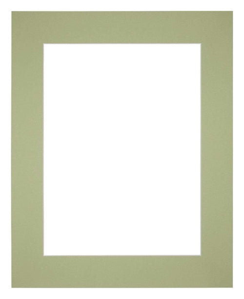 Passe Partout 24x30cm Karton Mintgroen Rand 6cm Recht   Voorzijde | Yourdecoration.be