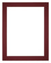 Passe Partout 20x25cm Karton Wijnrood Rand 4cm Recht Voorzijde | Yourdecoration.be