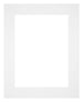 Passe Partout 24x30cm Karton Wit Rand 6cm Recht Voorzijde | Yourdecoration.be