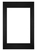 Passe Partout 40x60cm Karton Zwart Rand Recht   Voorzijde | Yourdecoration.be