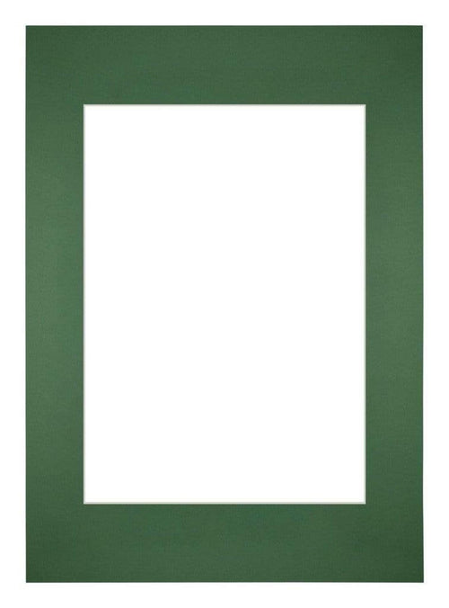 Passe Partout 42x59,4cm A2/A3 Karton Groen Bos Rand Recht   Voorzijde | Yourdecoration.be