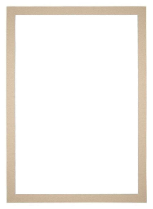 Passe Partout 70x100cm Karton Beige Rand 3cm Recht Voorzijde | Yourdecoration.be