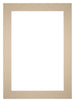 Passe Partout 25x35cm Karton Beige Rand 6cm Recht Voorzijde | Yourdecoration.be