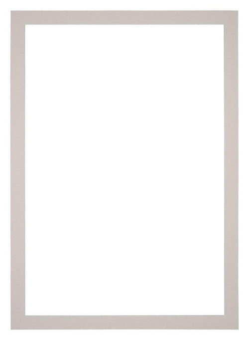 Passe Partout 70x100cm Karton Grijs Graniet Rand 3cm Recht Voorzijde | Yourdecoration.be