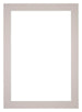 Passe Partout 30x42cm Karton Grijs Graniet Rand 5cm Recht Voorzijde | Yourdecoration.be