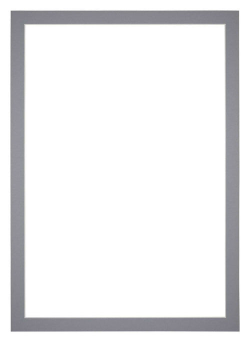 Passe Partout 70x100cm Karton Grijs Rand 3cm Recht Voorzijde | Yourdecoration.be