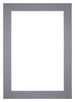 Passe Partout 35x50cm Karton Grijs Rand 6cm Recht Voorzijde | Yourdecoration.be