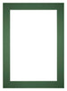 Passe Partout 25x35cm Karton Groen Bos Rand 6cm Recht Voorzijde | Yourdecoration.be