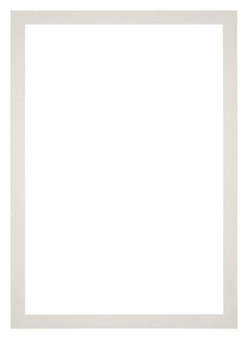 Passe Partout 70x100cm Karton Lichtgrijs Rand 3cm Recht Voorzijde | Yourdecoration.be