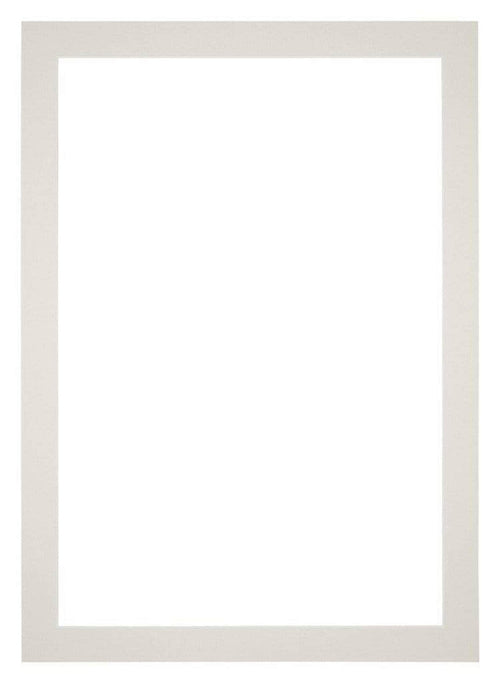 Passe Partout 70x100cm Karton Lichtgrijs Rand 4cm Recht Voorzijde | Yourdecoration.be