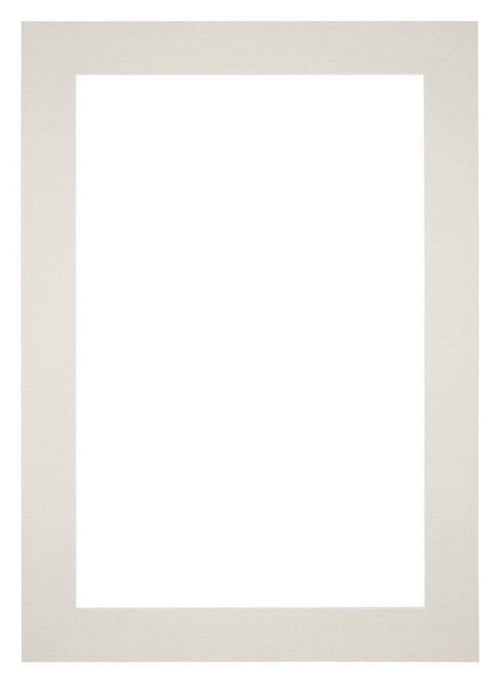 Passe Partout 25x35cm Karton Lichtgrijs Rand 6cm Recht Voorzijde | Yourdecoration.be