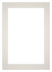 Passe Partout 25x35cm Karton Lichtgrijs Rand 6cm Recht Voorzijde | Yourdecoration.be