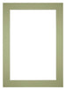 Passe Partout 25x35cm Karton Mintgroen Rand 6cm Recht Voorzijde | Yourdecoration.be