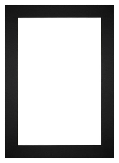 Passe Partout 25x35cm Karton Zwart Rand 6cm Recht Voorzijde | Yourdecoration.be