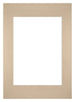 Passe Partout 59,4x84cm A1/A2 Karton Beige Rand Recht Voorzijde | Yourdecoration.be