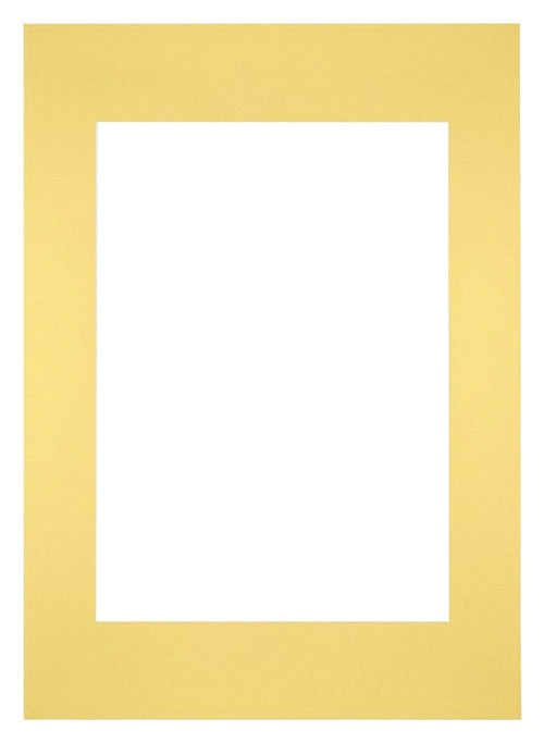 Passe Partout 59,4x84cm A1/A2 Karton Geel Rand Recht Voorzijde | Yourdecoration.be