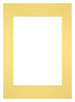 Passe Partout 59,4x84cm A1/A2 Karton Geel Rand Recht Voorzijde | Yourdecoration.be